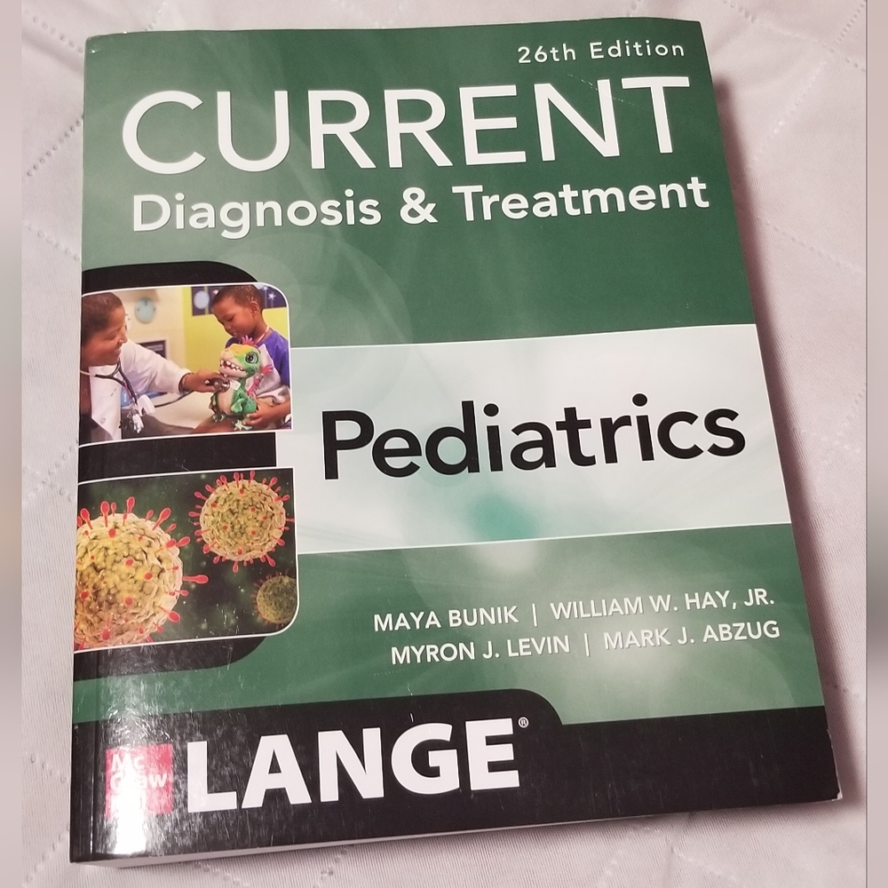 Current Diagnosis & Treatment: Pediatrics textbook, edition 26